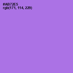 #AB72E5 - Lavender Color Image