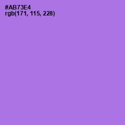 #AB73E4 - Lavender Color Image