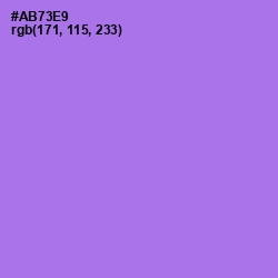 #AB73E9 - Lavender Color Image