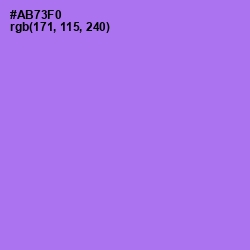 #AB73F0 - Lavender Color Image