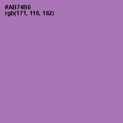 #AB74B6 - Wisteria Color Image