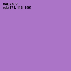 #AB74C7 - Lavender Color Image