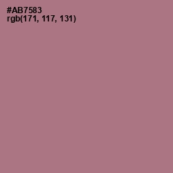 #AB7583 - Turkish Rose Color Image