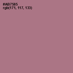 #AB7585 - Turkish Rose Color Image