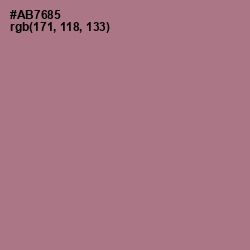 #AB7685 - Turkish Rose Color Image