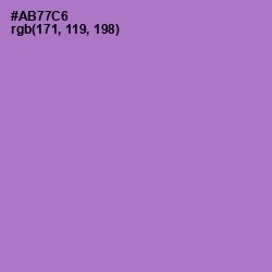 #AB77C6 - Lavender Color Image