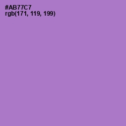 #AB77C7 - Lavender Color Image