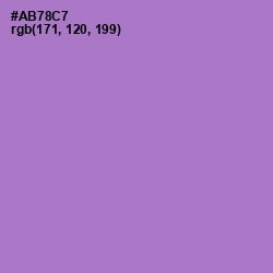 #AB78C7 - Lavender Color Image