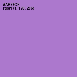 #AB78CE - Lavender Color Image