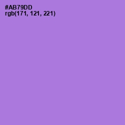 #AB79DD - Lavender Color Image