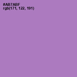 #AB7ABF - Lavender Purple Color Image