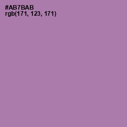 #AB7BAB - Lavender Purple Color Image