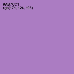 #AB7CC1 - Lavender Color Image