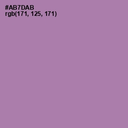 #AB7DAB - Lavender Purple Color Image