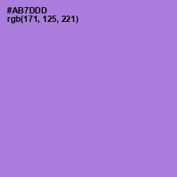 #AB7DDD - Lavender Color Image