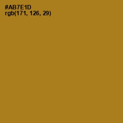 #AB7E1D - Mandalay Color Image