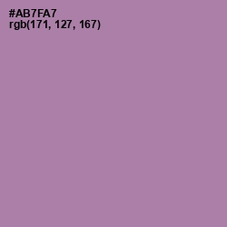 #AB7FA7 - Lavender Purple Color Image