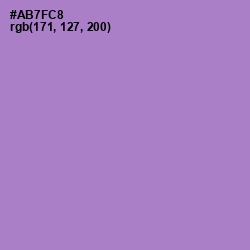 #AB7FC8 - Lavender Color Image