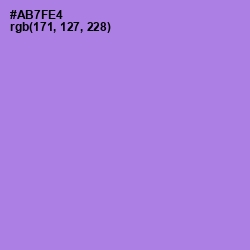 #AB7FE4 - Lavender Color Image