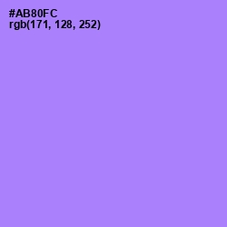 #AB80FC - Dull Lavender Color Image
