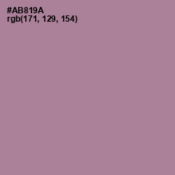#AB819A - Bouquet Color Image