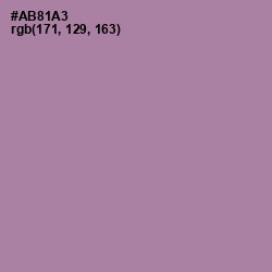 #AB81A3 - Amethyst Smoke Color Image