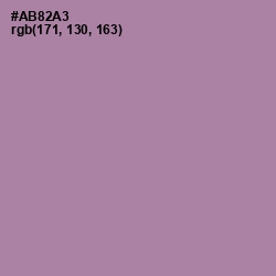 #AB82A3 - Amethyst Smoke Color Image