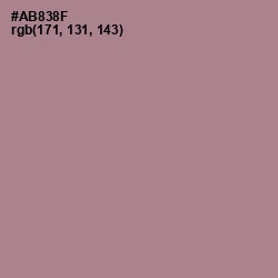 #AB838F - Bouquet Color Image