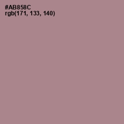 #AB858C - Brandy Rose Color Image