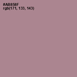 #AB858F - Bouquet Color Image