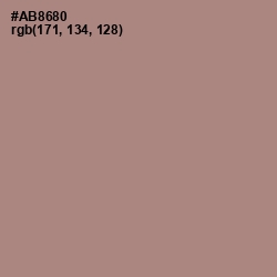 #AB8680 - Brandy Rose Color Image