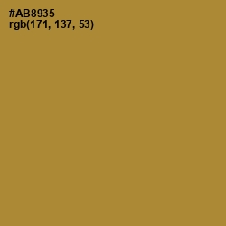 #AB8935 - Luxor Gold Color Image