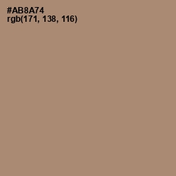 #AB8A74 - Pharlap Color Image