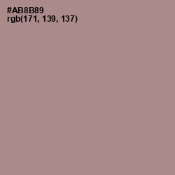 #AB8B89 - Brandy Rose Color Image