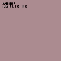 #AB8B8F - Del Rio Color Image