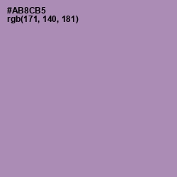 #AB8CB5 - Amethyst Smoke Color Image