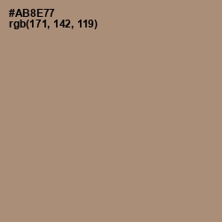 #AB8E77 - Pharlap Color Image