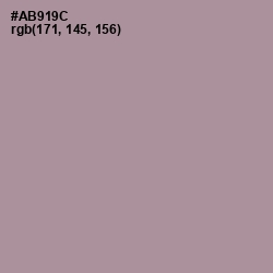 #AB919C - Dusty Gray Color Image