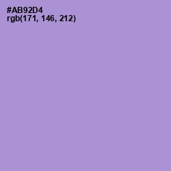 #AB92D4 - East Side Color Image
