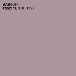 #AB969F - Dusty Gray Color Image