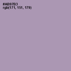 #AB97B3 - Amethyst Smoke Color Image