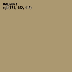 #AB9871 - Donkey Brown Color Image