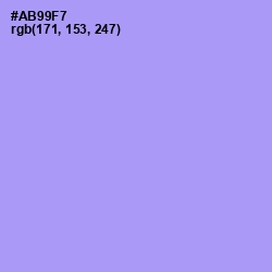 #AB99F7 - Dull Lavender Color Image