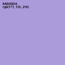 #AB9BDA - East Side Color Image