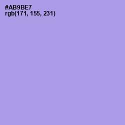 #AB9BE7 - Dull Lavender Color Image