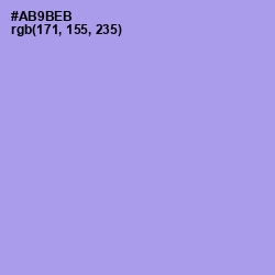 #AB9BEB - Dull Lavender Color Image
