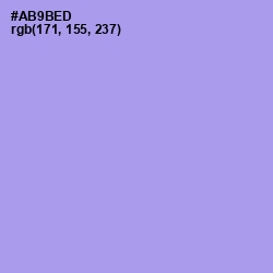 #AB9BED - Dull Lavender Color Image