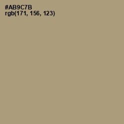 #AB9C7B - Sandrift Color Image