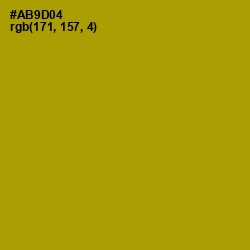 #AB9D04 - Lucky Color Image