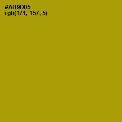 #AB9D05 - Lucky Color Image